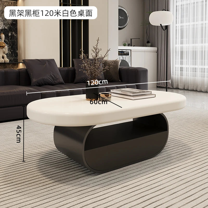 Living Room Decoration Coffee Table Nordic Modern Designer Aesthetic Standing Side Table Unique Couchtisch Postmodern Furniture