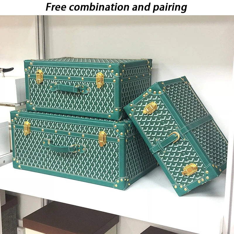 Clothes Storage Boxes Lids Large Capacity Bedroom Storage Boxes Makeup Stationery Organizers Box Toy Props Handicrafts Home