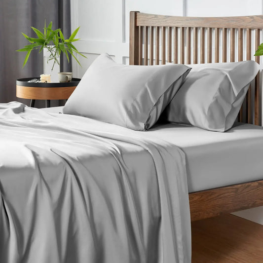 Bed linen set Full sheet sets mattress cover flat sheet fitted sheet pillowcases Solid Bedding Double Twin Full Queen King Size