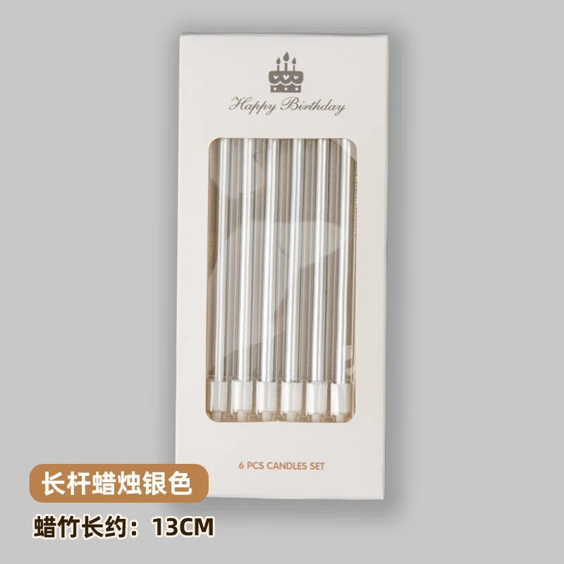 Birthday candle gold-plated process color thread small candle cake shop birthday party cake birthday candle
