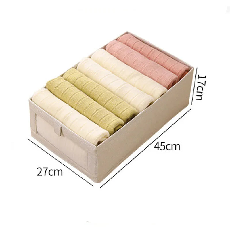Visible Wardrobe Storage Organizers Cabinet Drawer Clothes Storage Box for T-Shirts Jeans Underwear Pants Organizer Box