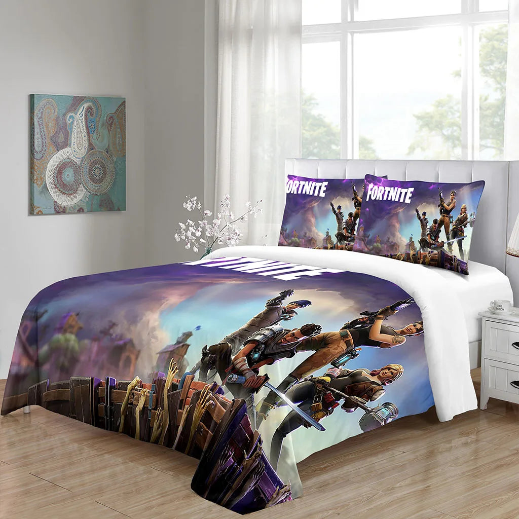 Custom Bedding Sets Quilt Duvet Cover Game Anime Pillow Case King Boy Girl Adult Bedroom Decoration Duvet Cover Set Comforter