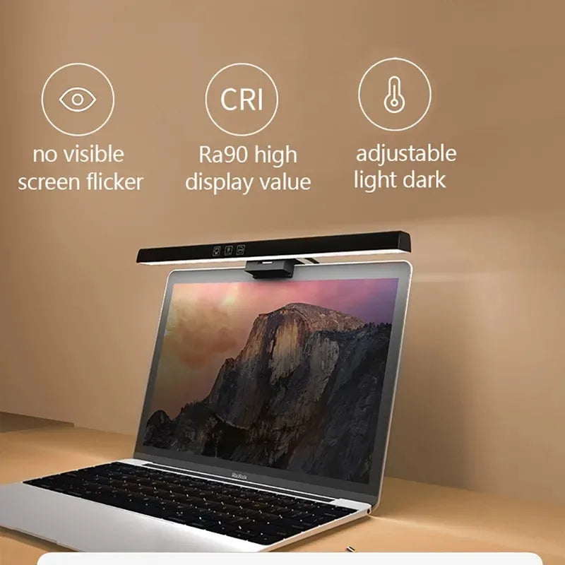 LED Desk Lamp Monitor Light Bar PC Computer Dimmable Screen Light 33cm 50cm Office Study Reading Hanging Table Lamp USB Powered