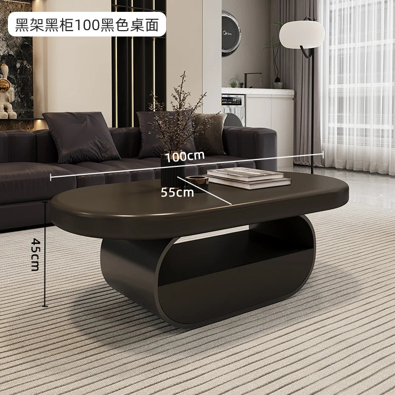 Living Room Decoration Coffee Table Nordic Modern Designer Aesthetic Standing Side Table Unique Couchtisch Postmodern Furniture