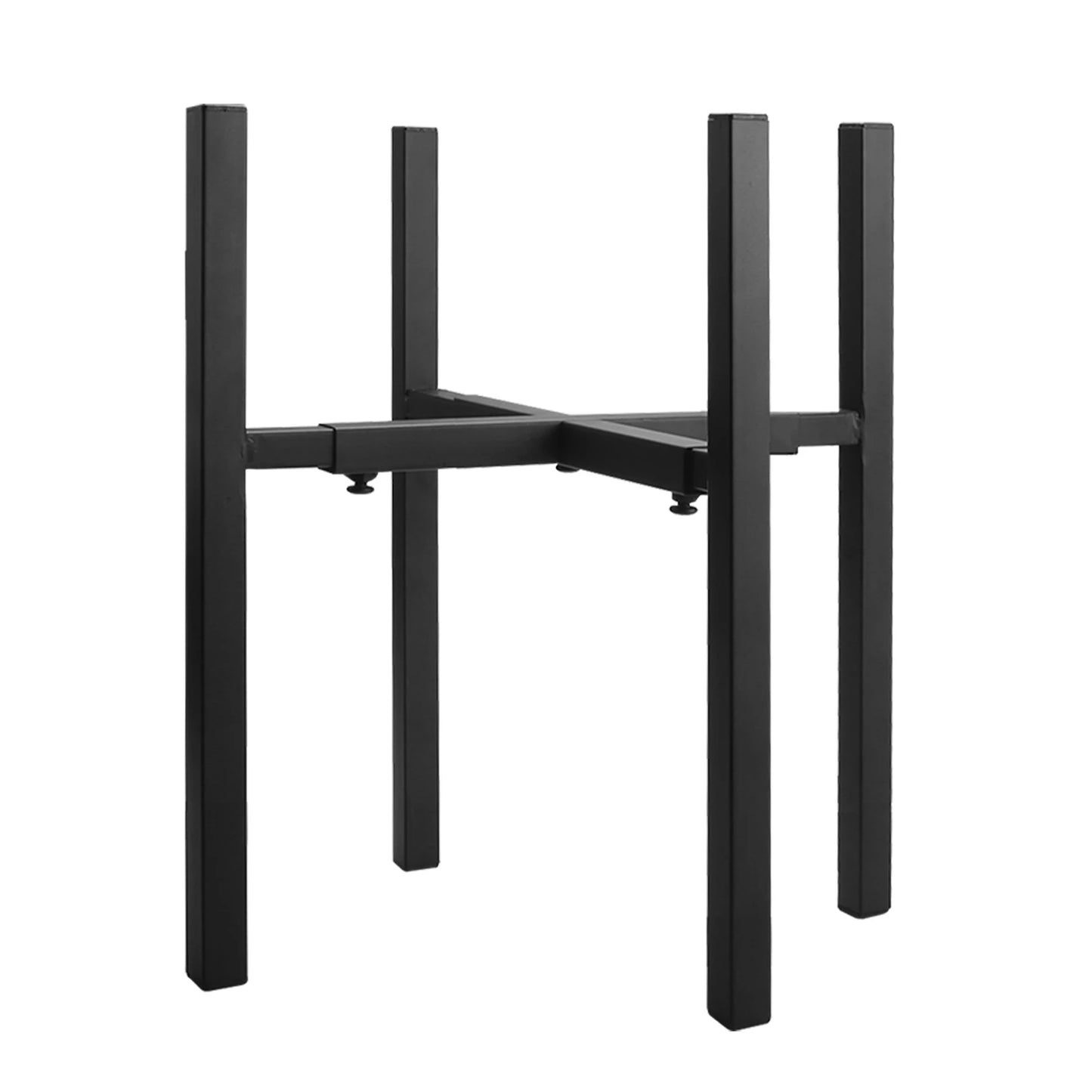 Adjustable Iron Plant Stand Extension Flower Pot Rack Practical Indoor Outdoor Shelf Heavy Duty Modern Balcony Home Garden Decor