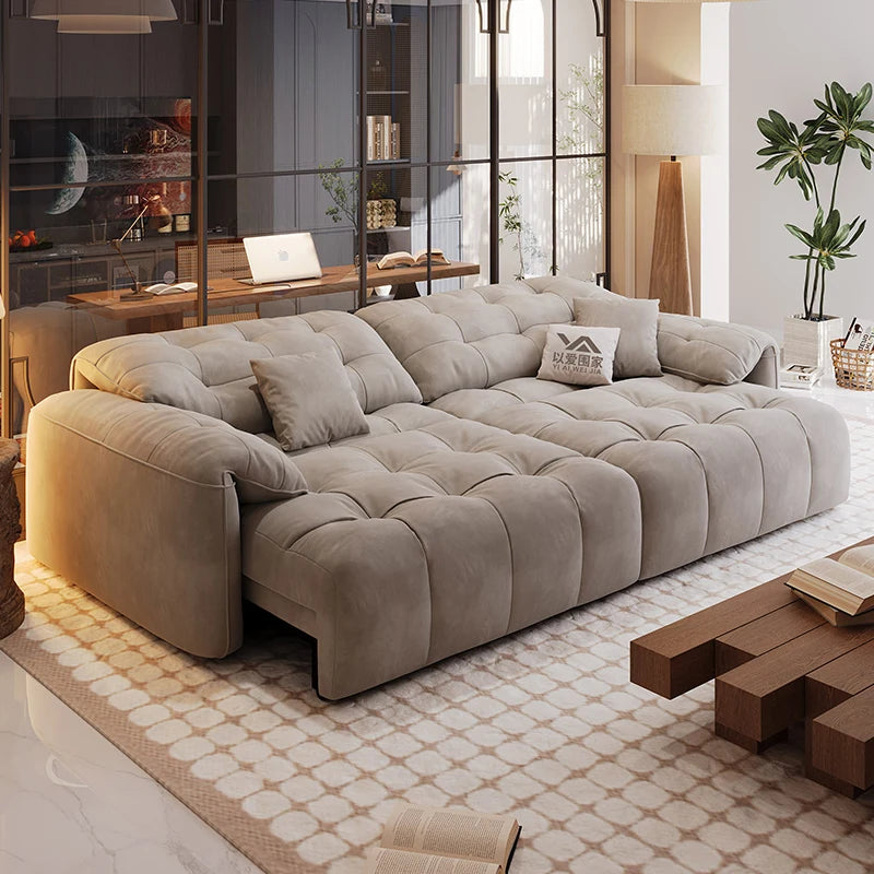 Luxury Living Room Sofas Large European Nordic Electric Modern Foldable Puffs Couch Bed Chaise Designer Divani Home Furniture