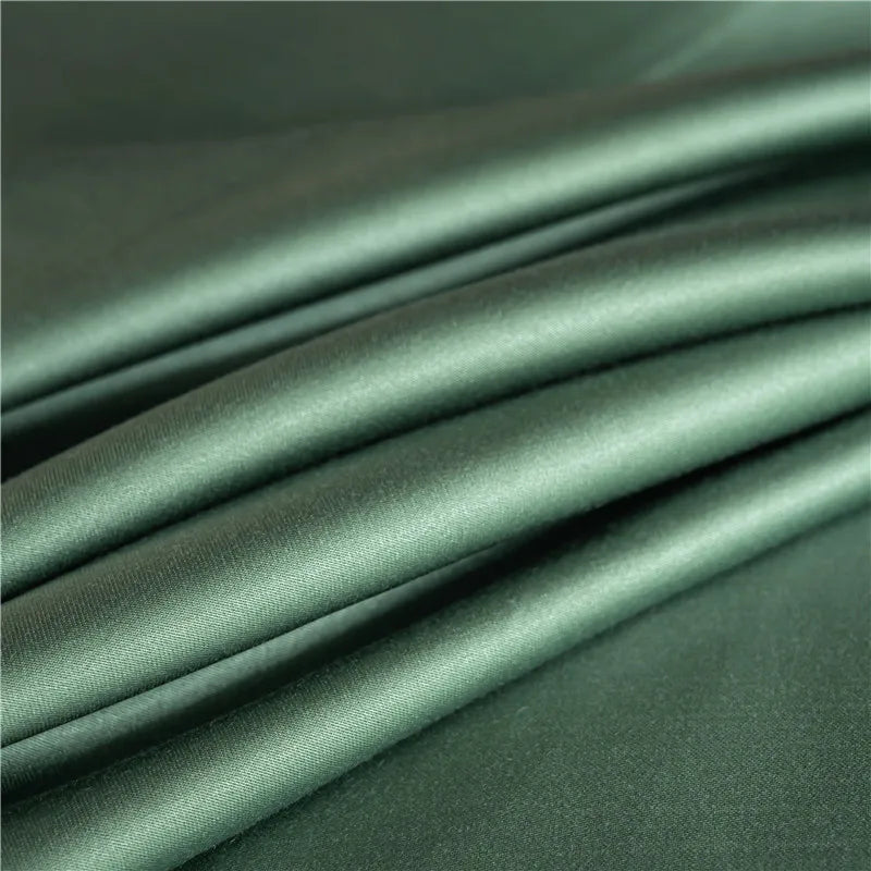 Natural Mulberry Silk Fitted Sheet Four Corners With An Elastic Band Mattress Cover Solid Color Bed Sheet Fit Sheet