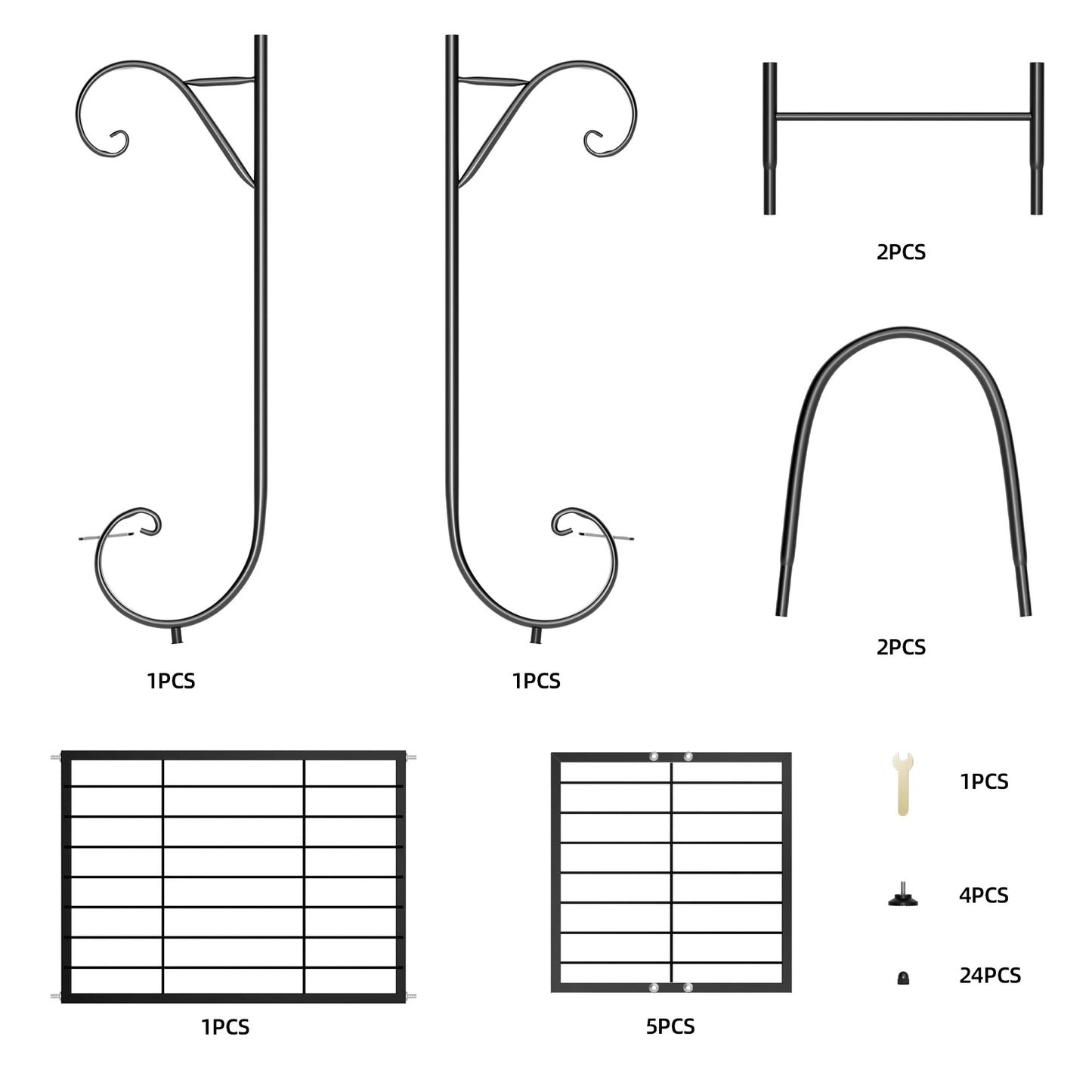 Metal Plant Pot Stand Indoor Outdoor Plant Display Rack Garden Shelf Flower Stands Tiered Plants Holder
