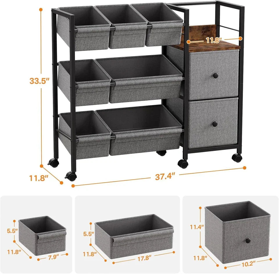 Kids Toy Organizers and Storage Bins Playroom Storage for Toy Clothes Blankets