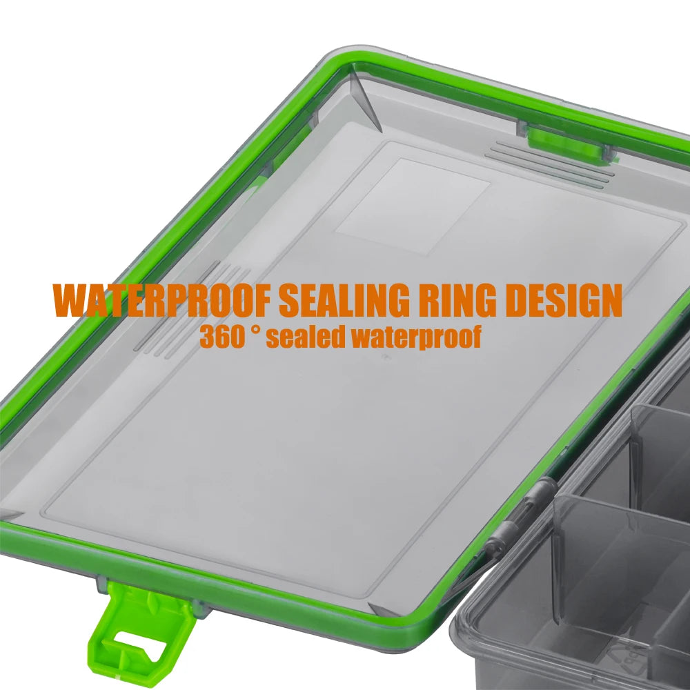SAMOLLA Fishing Tackle Waterproof Box Lure Storage Lure Hook Boxes Baits Container Storage Case Fishing Accessories