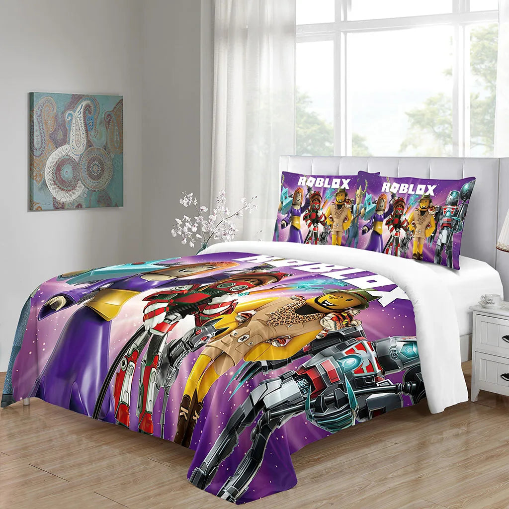 Custom Bedding Sets Quilt Duvet Cover Game Anime Pillow Case King Boy Girl Adult Bedroom Decoration Duvet Cover Set Comforter