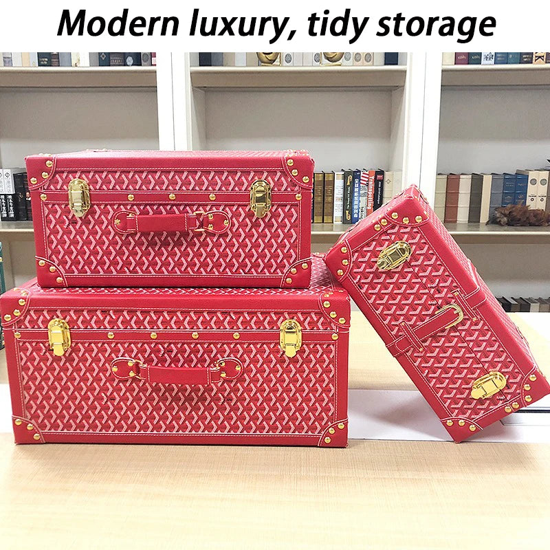 Clothes Storage Boxes Lids Large Capacity Bedroom Storage Boxes Makeup Stationery Organizers Box Toy Props Handicrafts Home