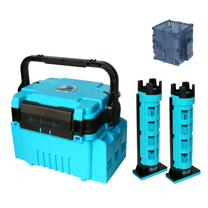 Fishing Tool Box Multi-function Plastic Bait Case Fisherman Tackle Container Accessories Storage Organizer Sea Goods for Fishing