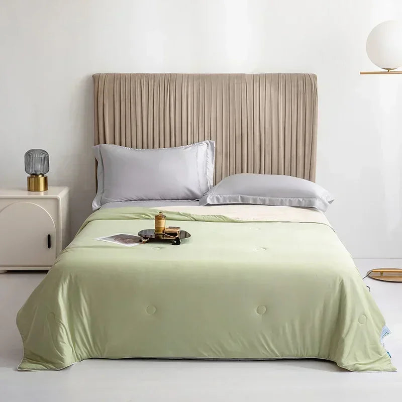 Cooling Fabric Air Condition Quilt Cool Blankets for Beds Double Side Cold Silky Summer Blanket Lightweight Cooled Comforter