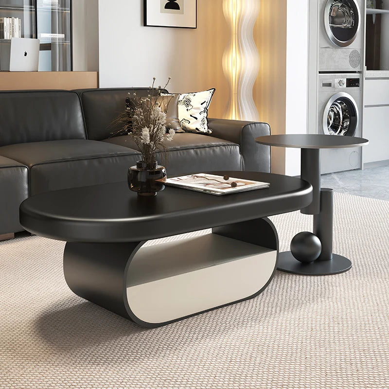 Living Room Decoration Coffee Table Nordic Modern Designer Aesthetic Standing Side Table Unique Couchtisch Postmodern Furniture