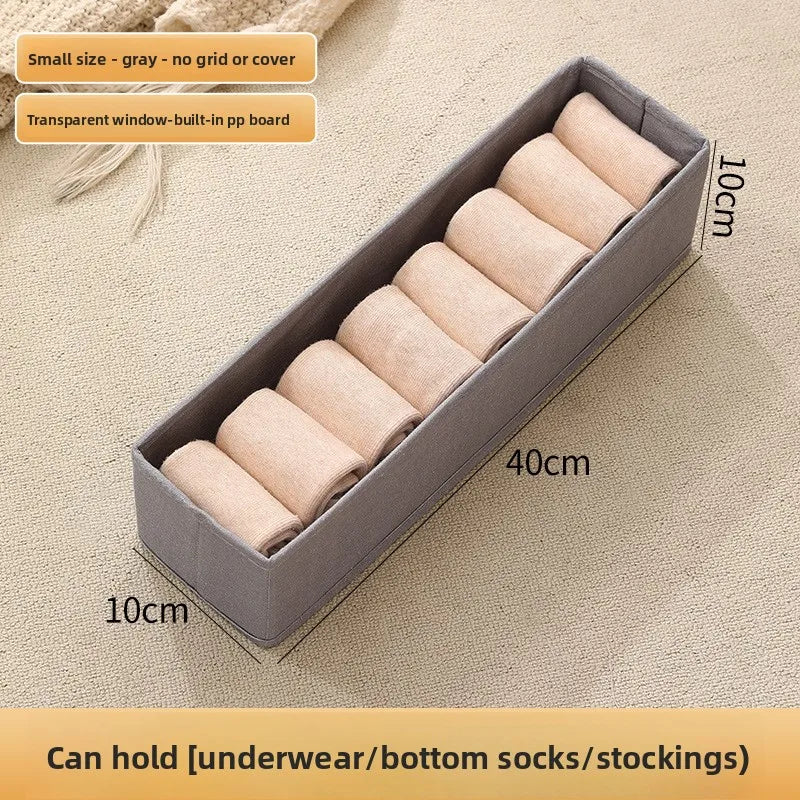 Visible Wardrobe Storage Organizers Cabinet Drawer Clothes Storage Box for T-Shirts Jeans Underwear Pants Organizer Box