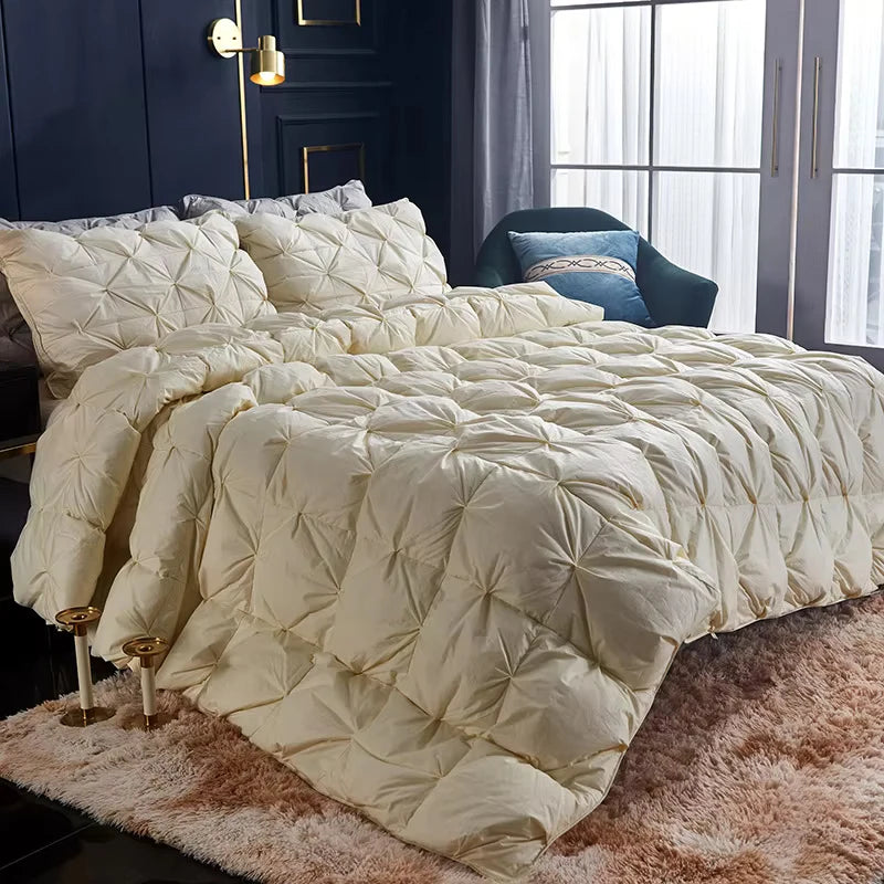 UVR 95% White Goose Down Comforter Down Comforter 5 Star Hotel Winter Down Comforter Full Cotton Comforter Double Bed Full Size