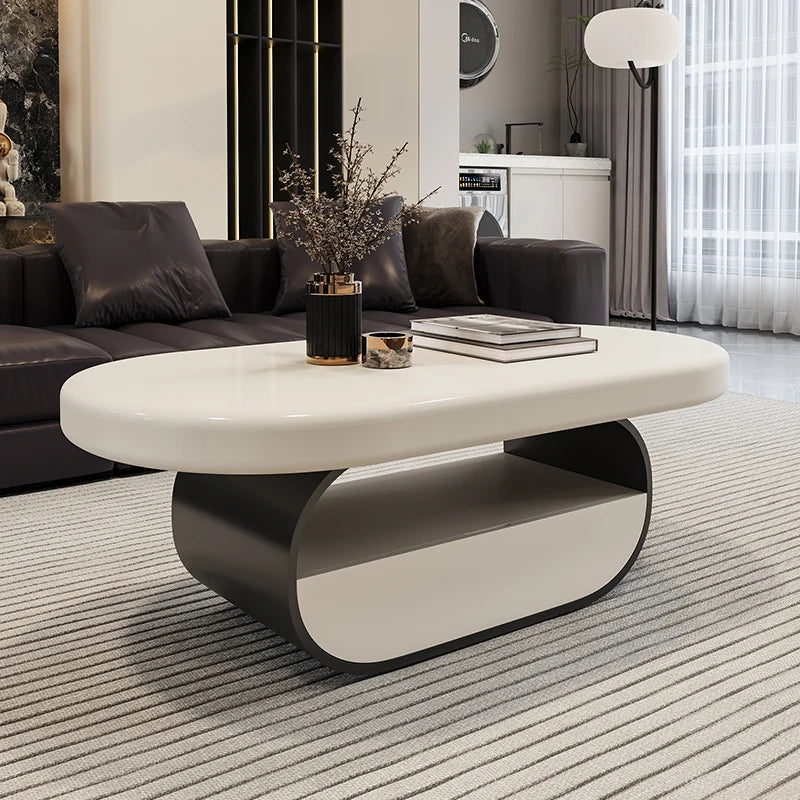 Living Room Decoration Coffee Table Nordic Modern Designer Aesthetic Standing Side Table Unique Couchtisch Postmodern Furniture