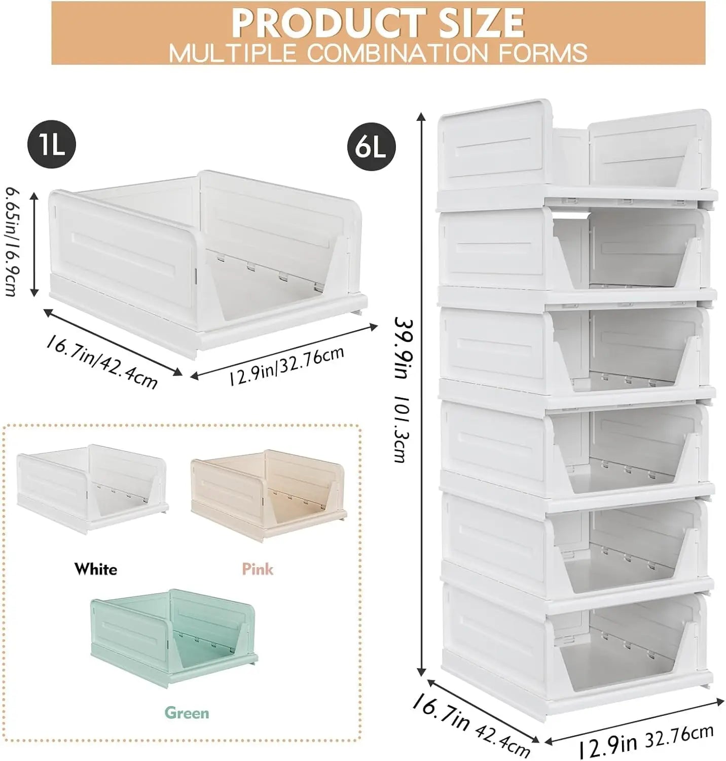 100 Gallon Resin Outdoor Deck Box Waterproof, Plastic Patio Storage Box with Side Handles, Lockable Storage