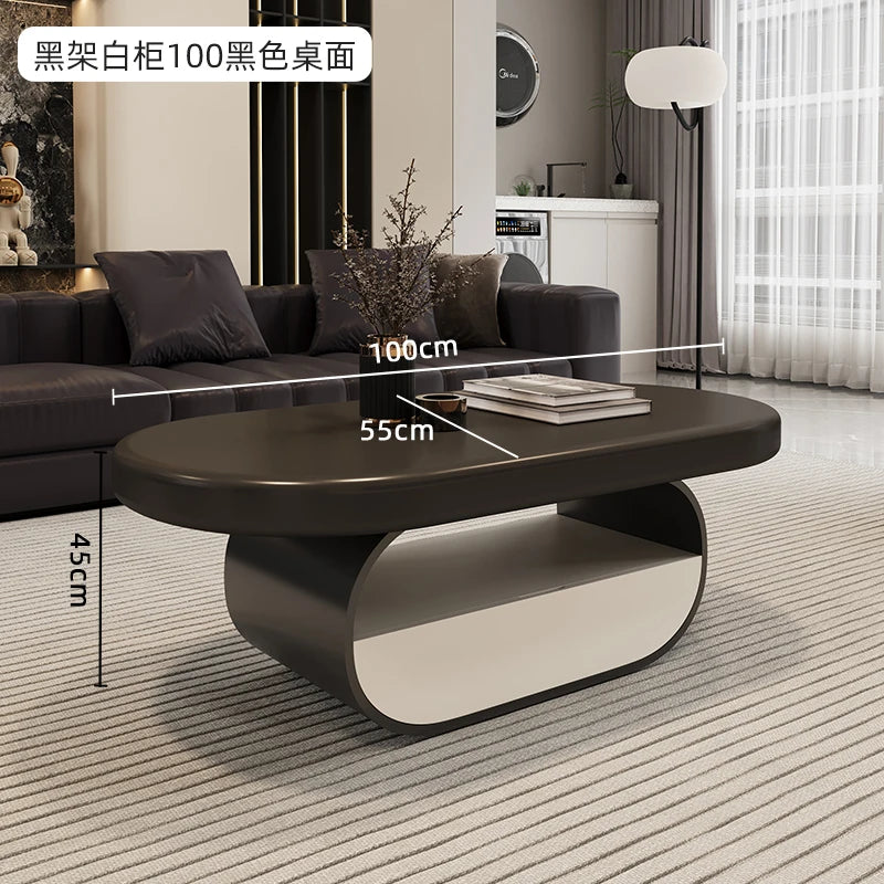 Living Room Decoration Coffee Table Nordic Modern Designer Aesthetic Standing Side Table Unique Couchtisch Postmodern Furniture