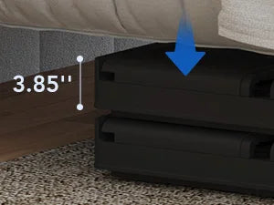 Stackable Storage Bins with Lids, Collapsible Plastic Storage Bins, 304 QT-4 Pack Closet Organizers and Storage Containers