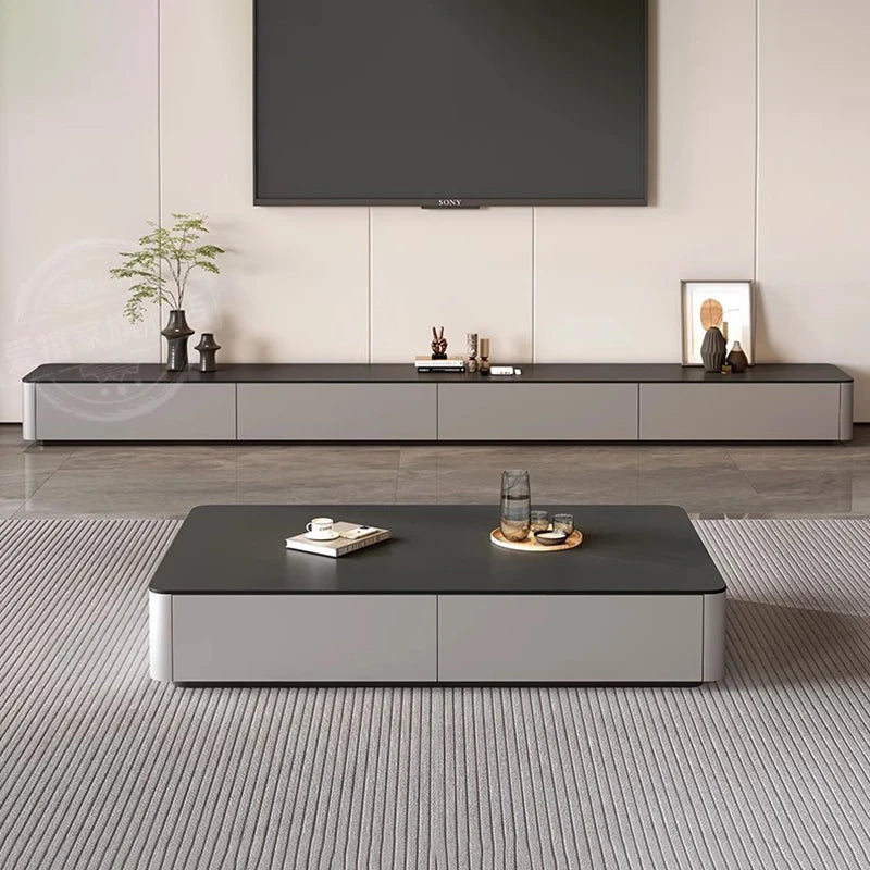 Modern Decor Coffee Table Storage Luxury Square Simple Coffee Table Nordic Design Mesa De Centro Sala Living Room Furniture
