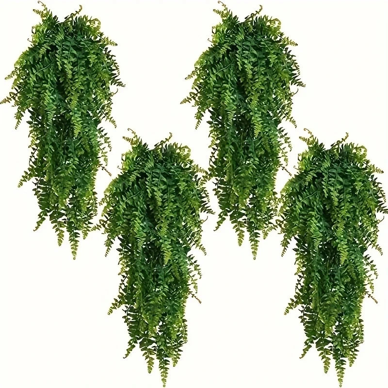 Artificial Hanging Plants for Wall Decoration, Fake Rattan Hanging Plants, Ivy Green Garland, Persian