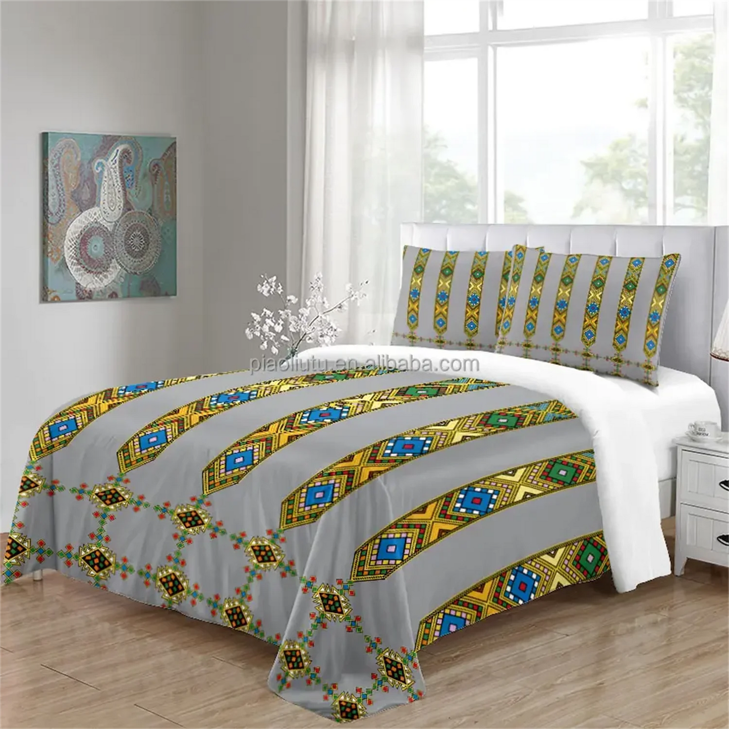 Luxury Brands Black Gold Design Comforter Soft King Queen Full Size Duvet Cover Set 3pcs Bedding Set Quilt Cover 2 Pillowcases