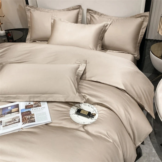 3pcs Set Luxury Bedding Set 100% Egyptian Cotton Duvet Cover Set Single Double Queen King Bed Cover Soft Quilt Cover Pillowcase