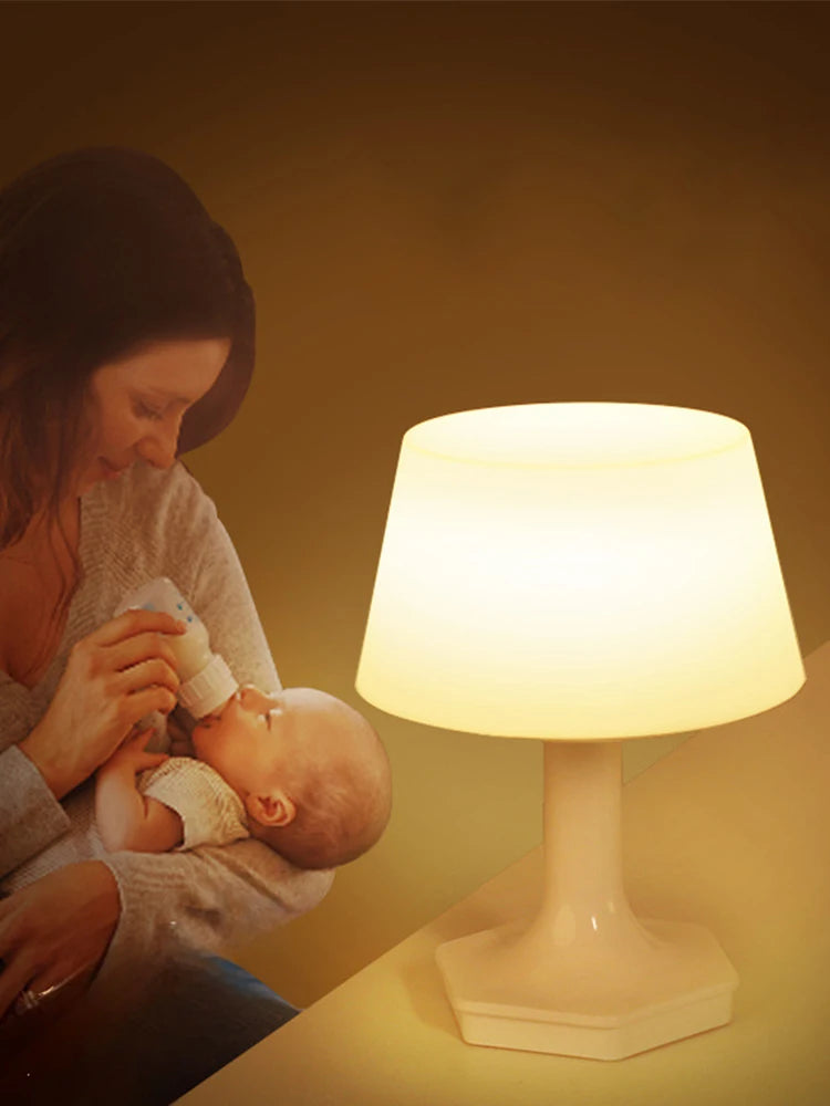 LED Eye Protection Table Lamp Bedroom Study Decoration Table Lamp Bedside Lamp  2 Color USB Plug-in Table Lamp Bedroom Home Lamp