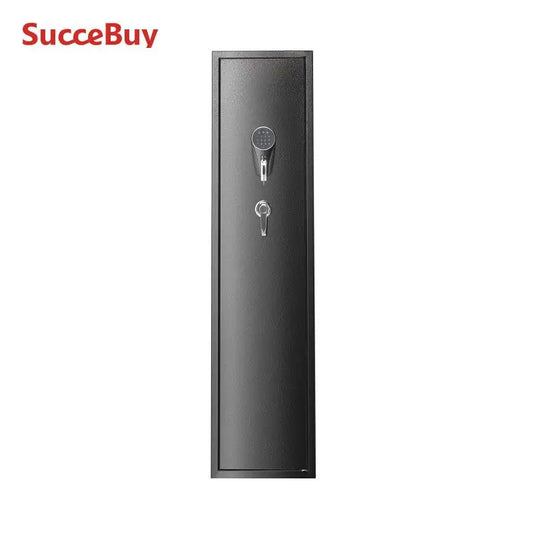 SucceBuy 3-8 Rifles Gun Safe with Digital Keypad & Lock Gun Storage Cabinet with Removable Storage Shelf for Long Gun Pistols