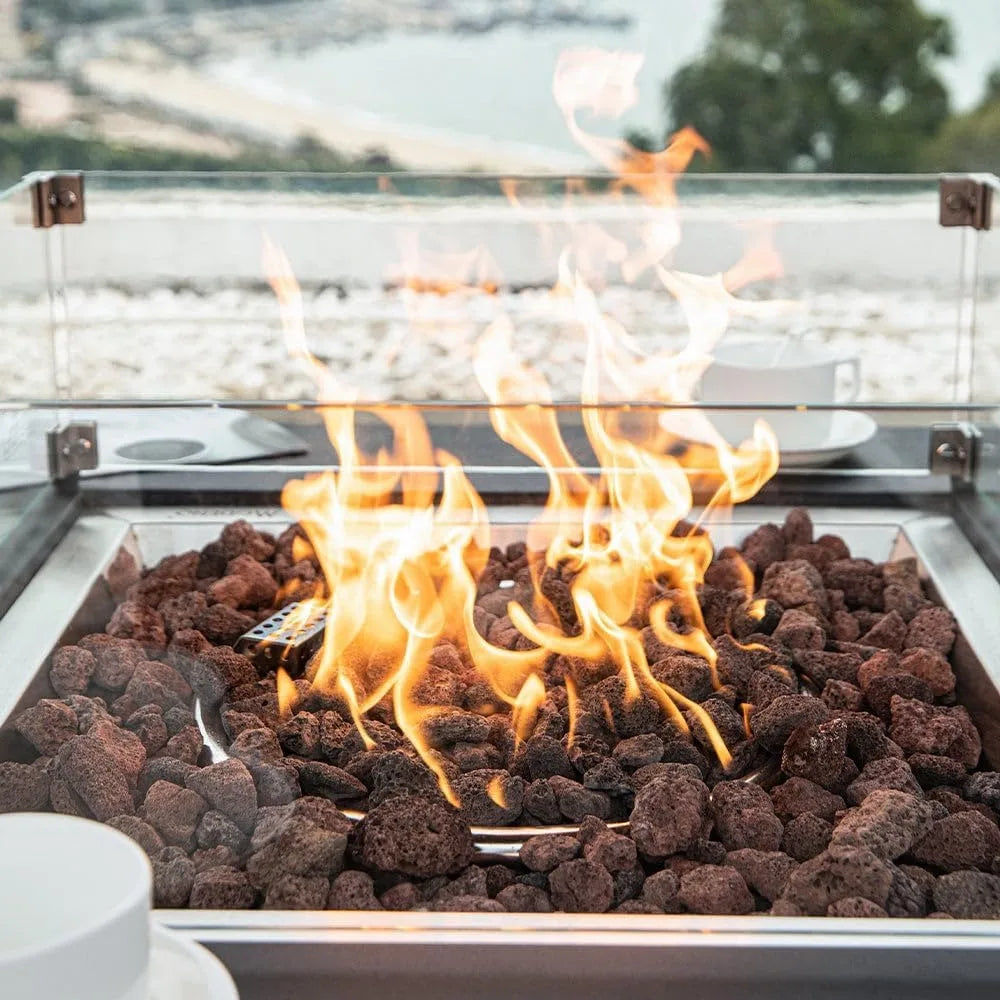 Fire Pit,Includes Lava Rocks Modern Fire Pits&Outdoor Fireplaces for Garden, Deck, Indoor&Outdoor Heating,Outdoor Patio Firepit