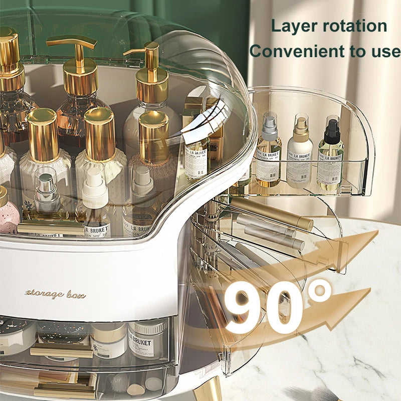 Cosmetic Storage Box Makeup Organizer Large Capacity Desktop Portable Storage Drawer Make Up Container Jewelry Lipstick Boxes