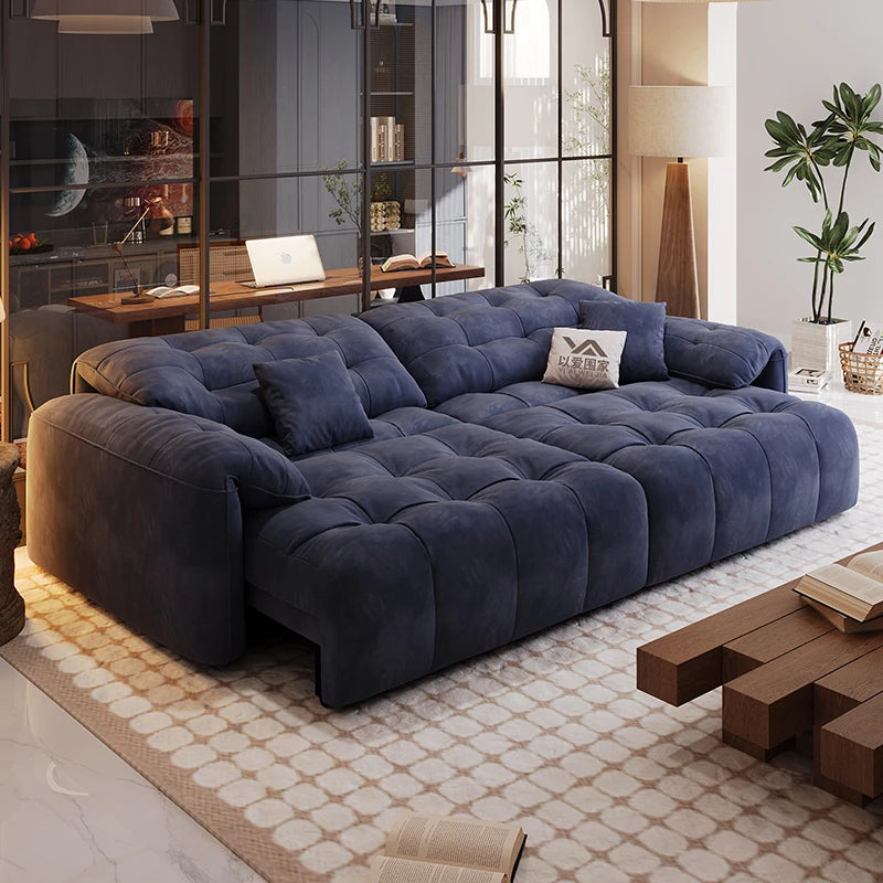 Luxury Living Room Sofas Large European Nordic Electric Modern Foldable Puffs Couch Bed Chaise Designer Divani Home Furniture