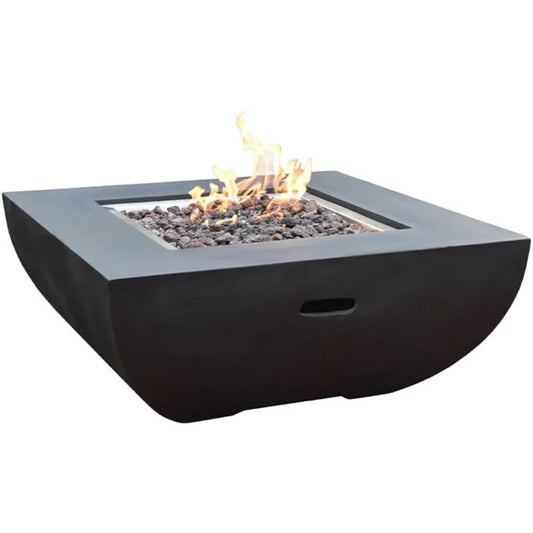 Fire Pit,Includes Lava Rocks Modern Fire Pits&Outdoor Fireplaces for Garden, Deck, Indoor&Outdoor Heating,Outdoor Patio Firepit