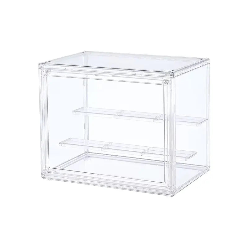 1pc Three Layer Acrylic Display Rack Transparent Ladder Handmade Anime Car Model Blind Box Storage Box Jewelry Sorting Box