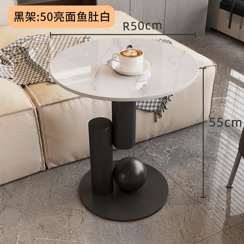 Living Room Decoration Coffee Table Nordic Modern Designer Aesthetic Standing Side Table Unique Couchtisch Postmodern Furniture