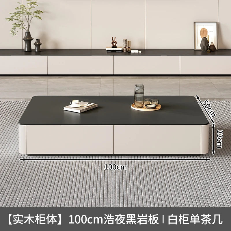 Modern Decor Coffee Table Storage Luxury Square Simple Coffee Table Nordic Design Mesa De Centro Sala Living Room Furniture