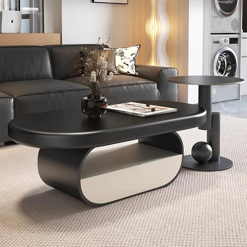 Living Room Decoration Coffee Table Nordic Modern Designer Aesthetic Standing Side Table Unique Couchtisch Postmodern Furniture