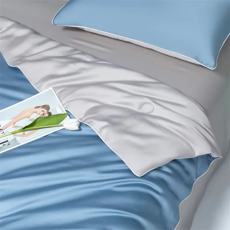 Summer Cool Down Quilt: Cooling - Sensation Summer Quilt for Refreshed Skin, Ideal for Hot Nights At Home & Beach Getaways