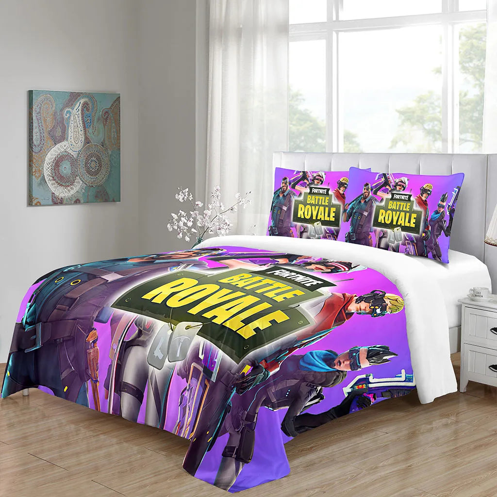 Custom Bedding Sets Quilt Duvet Cover Game Anime Pillow Case King Boy Girl Adult Bedroom Decoration Duvet Cover Set Comforter
