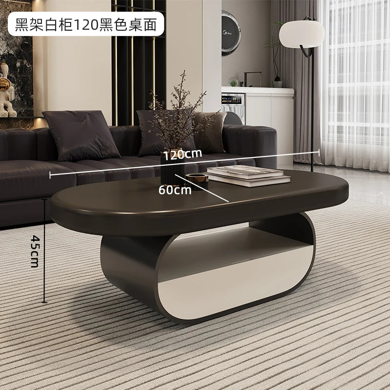 Living Room Decoration Coffee Table Nordic Modern Designer Aesthetic Standing Side Table Unique Couchtisch Postmodern Furniture