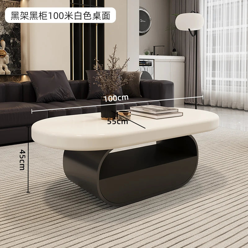 Living Room Decoration Coffee Table Nordic Modern Designer Aesthetic Standing Side Table Unique Couchtisch Postmodern Furniture