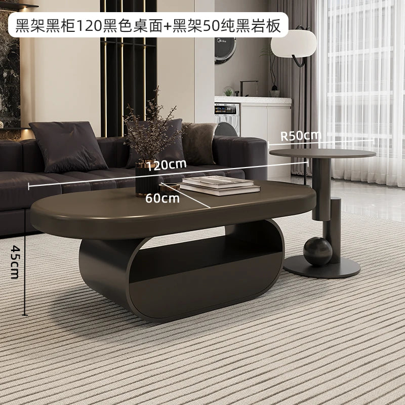 Living Room Decoration Coffee Table Nordic Modern Designer Aesthetic Standing Side Table Unique Couchtisch Postmodern Furniture