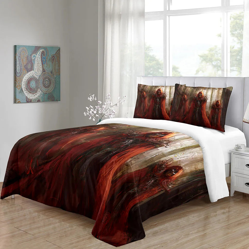 Custom Bedding Sets Quilt Duvet Cover Game Anime Pillow Case King Boy Girl Adult Bedroom Decoration Duvet Cover Set Comforter