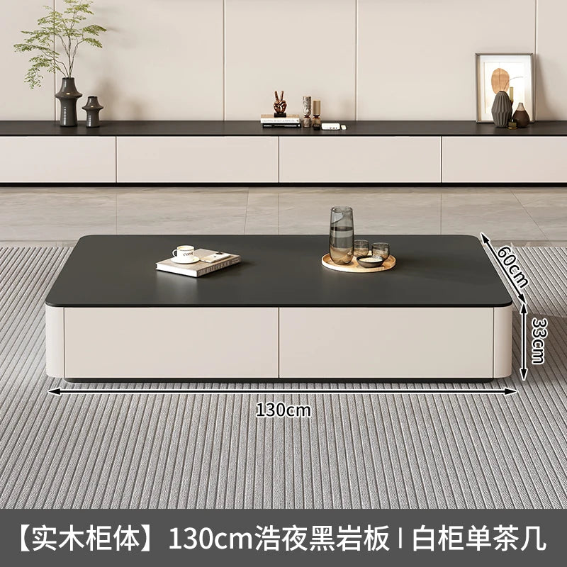 Modern Decor Coffee Table Storage Luxury Square Simple Coffee Table Nordic Design Mesa De Centro Sala Living Room Furniture