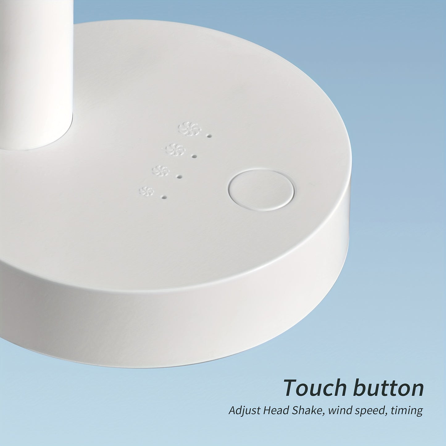 Portable 6-Inch USB Rechargeable Mini Fan with Stand - 1800mAh Battery, Ideal for Desk, Home Office, Dorm & Bedroom Cooling