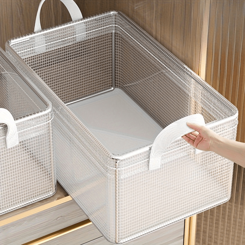 [1pc Foldable Drawer Wardrobe] Space-Saving Foldable Drawer Wardrobe with Portable Storage Bin - 1pc Ideal for Home, Dorms & RVs - Perfect for Clothes, Books & More