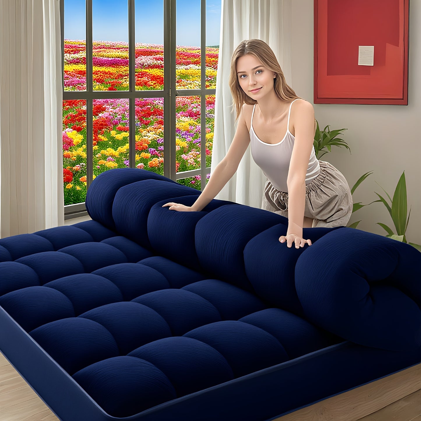 Extra Thick Mattress Pad Cover for Back Pain, Mattress Topper Cooling Mattress Protector with 8-21 Inch Deep Pocket with 1500GSM, Cool Gel Mattress Topper, Pillowtop Mattress Topper Protector Cover, Extra Thick Foldable Mattr