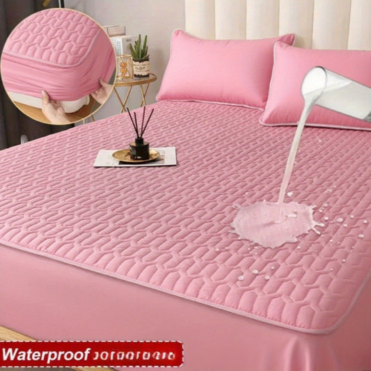 Heavy-Duty Waterproof Mattress Protector with Pillowcovers - Extra Deep 15" Pocket, Full Coverage Bed Sheet Protector, Machine Washable Mattress Cover Fits Most Beds for Spill & Moisture Protection, Mattress Protector Waterpr